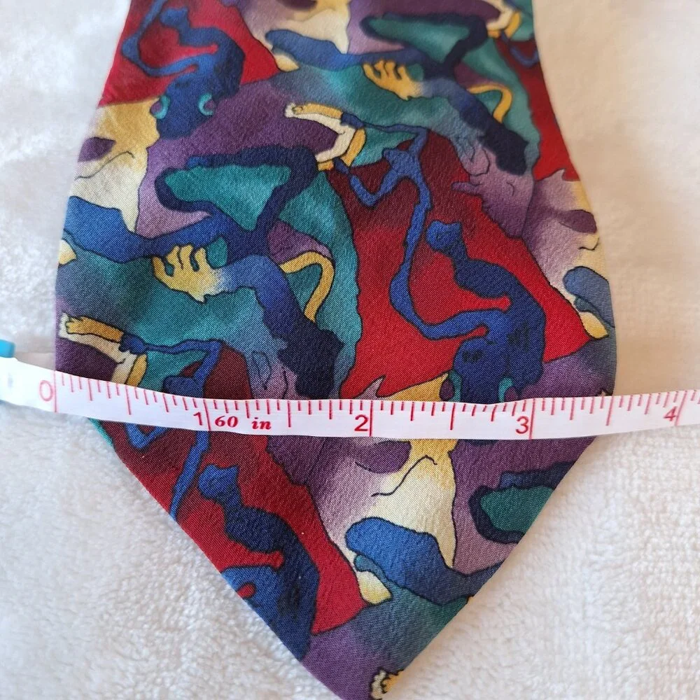 J Garcia Cartoon Limbo Collection Eight‎ Silk Neck Tie Made In USA by Stoneheng